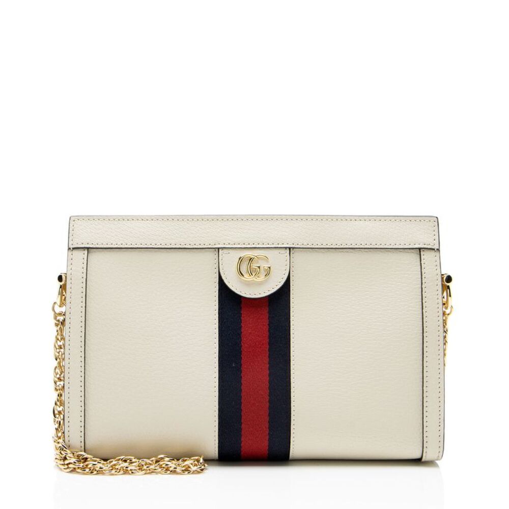 Gucci Leather Ophidia Medium Chain Shoulder Bag